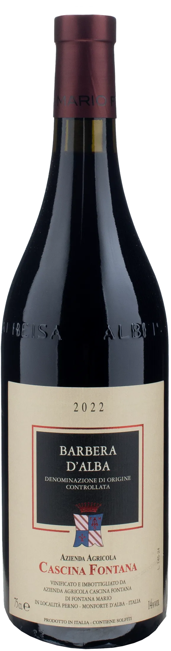 Cascina Fontana Barbera D' Alba 2022