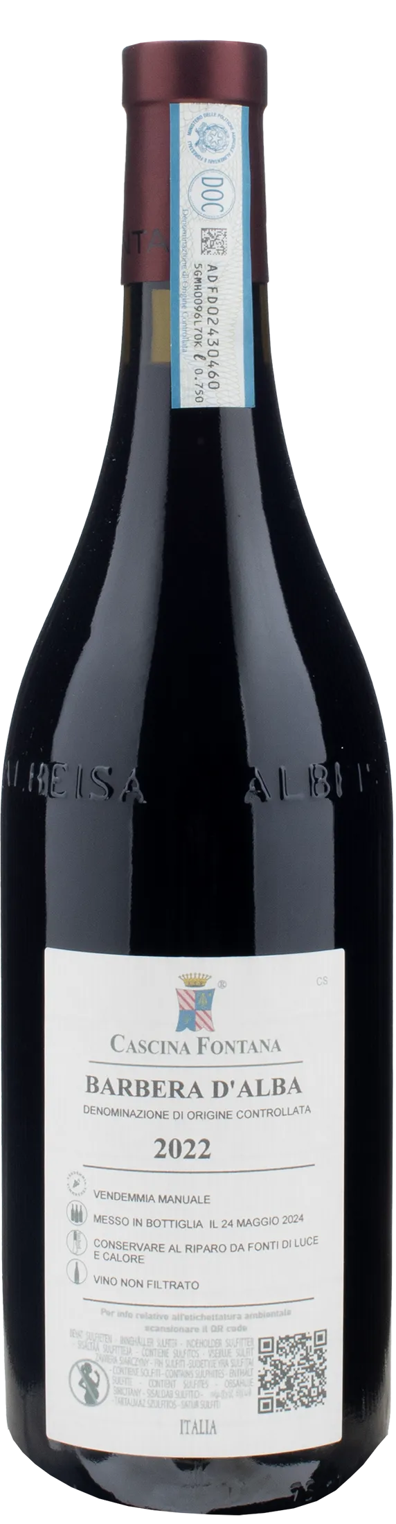 Cascina Fontana Barbera D' Alba 2022