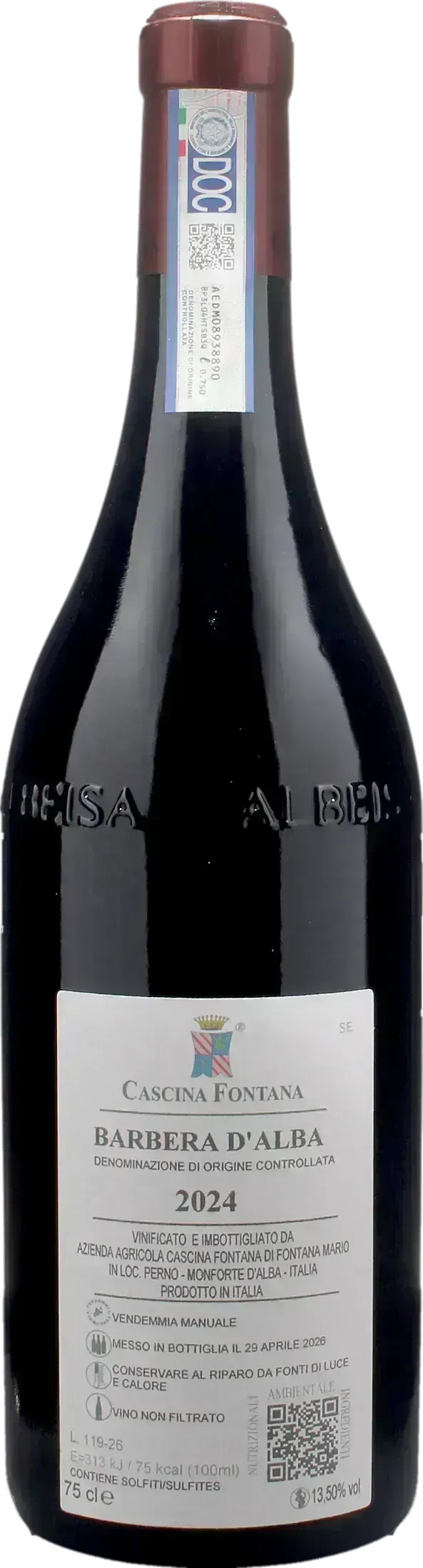 Cascina Fontana Barbera d'Alba 2024