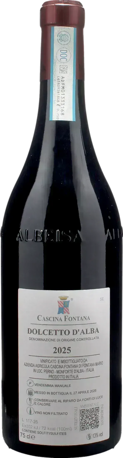 Cascina Fontana Dolcetto d'Alba 2025