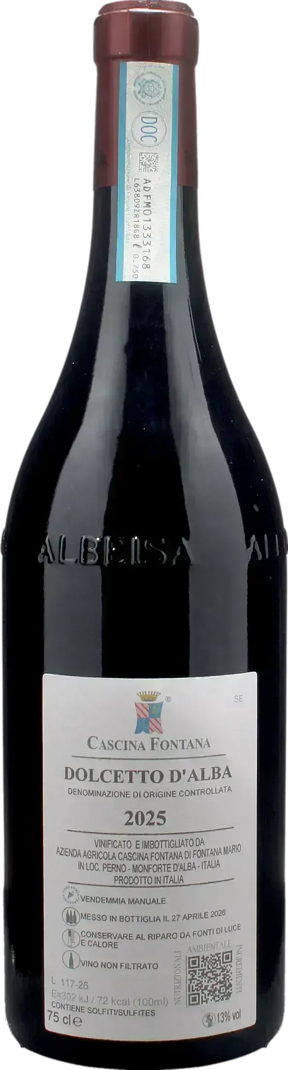Cascina Fontana Dolcetto d'Alba 2025