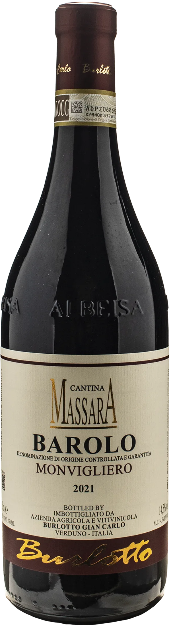 Cascina Massara Burlotto Barolo Monvigliero 2021