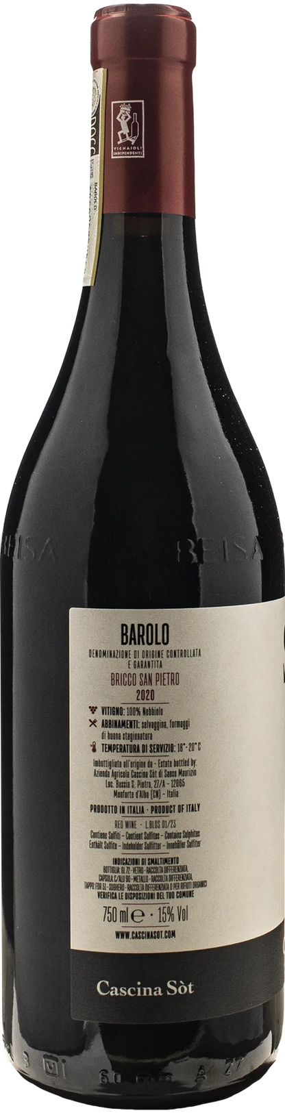 Cascina Sot Barolo Bricco San Pietro 2020