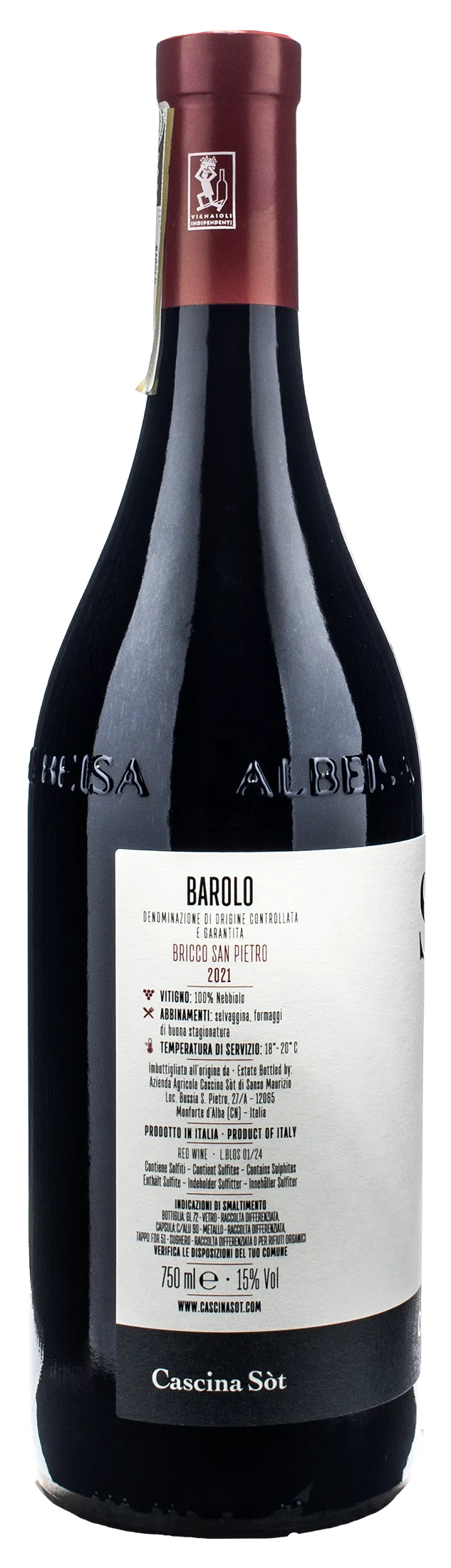 Cascina Sot Barolo Bricco San Pietro 2021