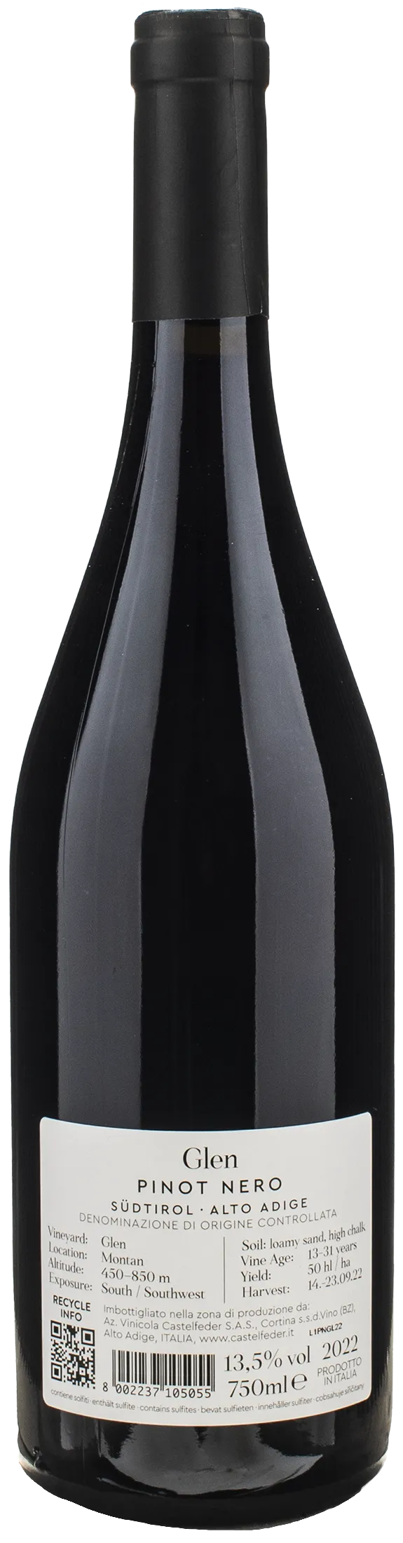 Castelfeder Pinot Noir Glen 2022