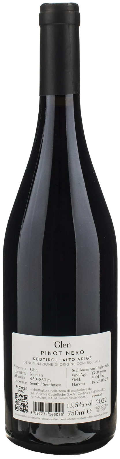 Castelfeder Pinot Noir Glen 2022