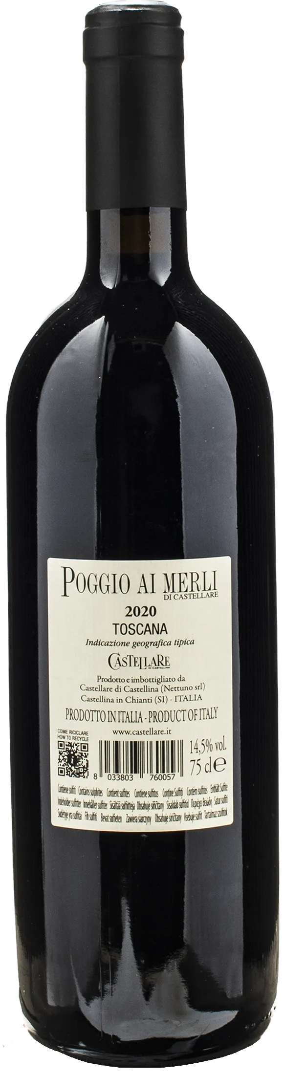 Castellare di Castellina Merlot Poggio ai Merli 2020