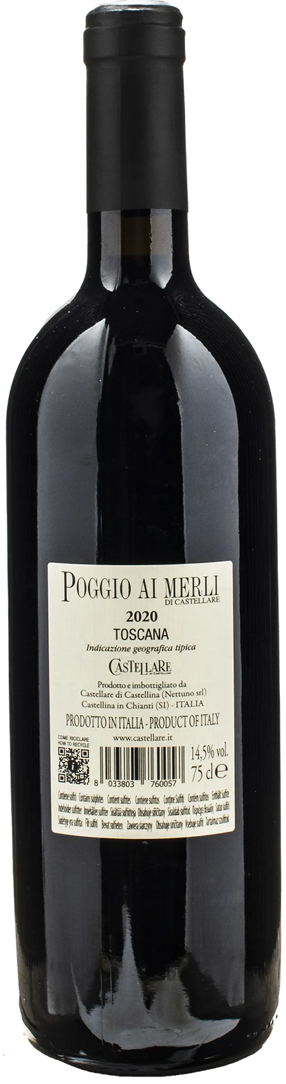 Castellare di Castellina Merlot Poggio ai Merli 2020