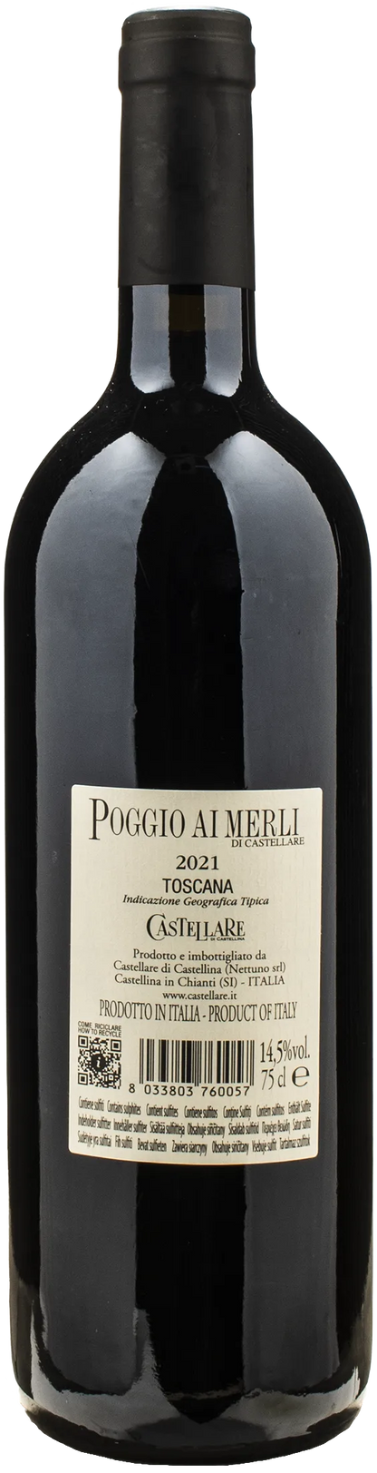 Castellare di Castellina Merlot Poggio ai Merli 2021