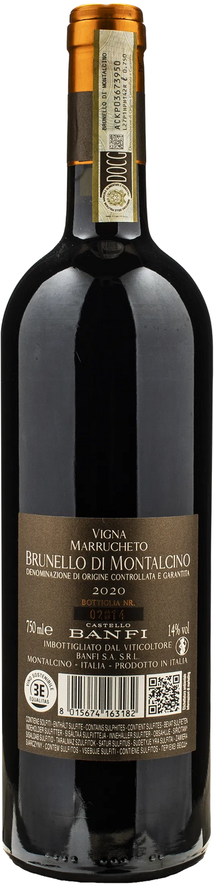 Castello Banfi Brunello di Montalcino Vigna Marrucheto 2020