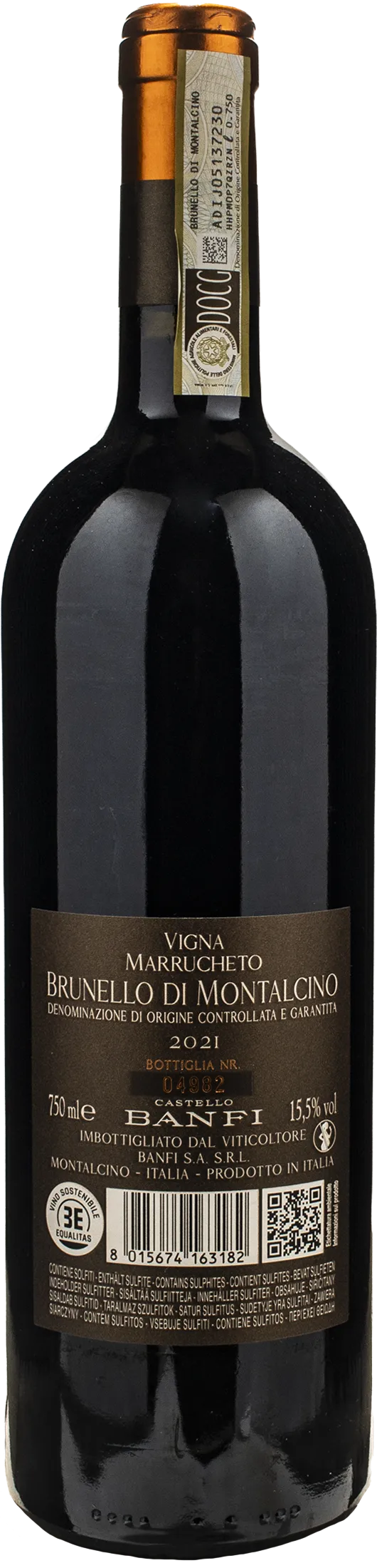 Castello Banfi Brunello di Montalcino Vigna Marrucheto 2021