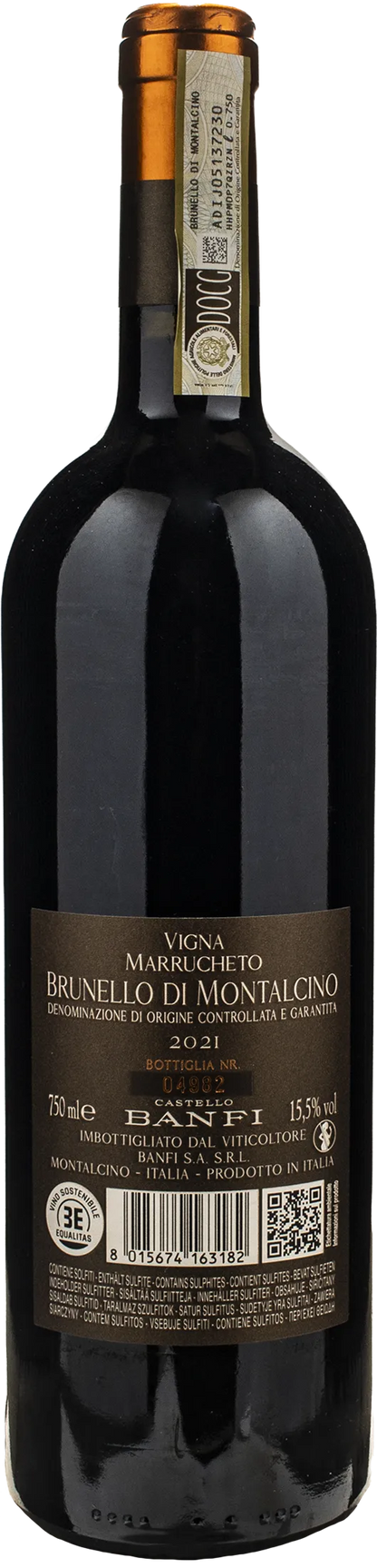 Castello Banfi Brunello di Montalcino Vigna Marrucheto 2021