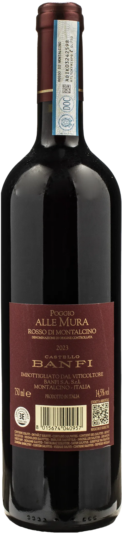 Castello Banfi Rosso di Montalcino Poggio alle Mura 2023