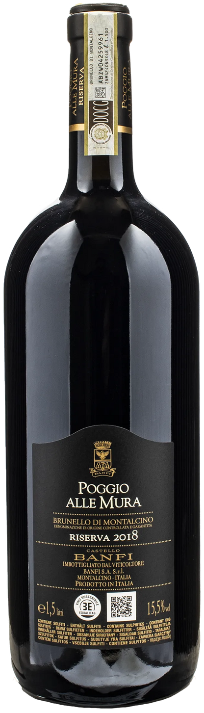 Castello Banfi Brunello di Montalcino Poggio alle Mura Riserva Magnum 2018