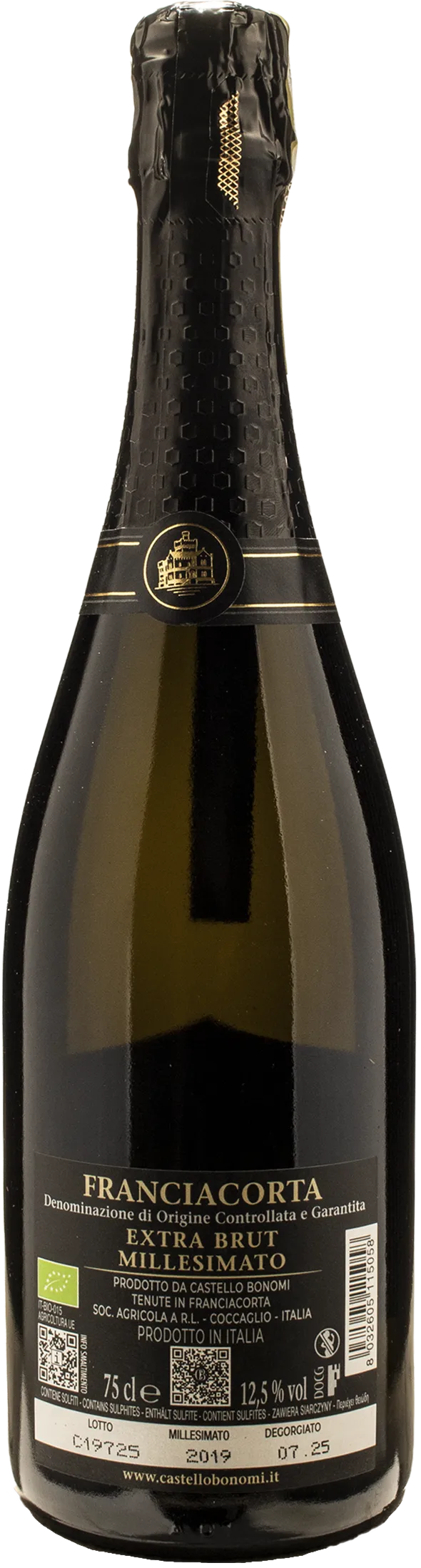 Castello Bonomi Franciacorta Cruperdu Grande Annata Extra Brut 2019