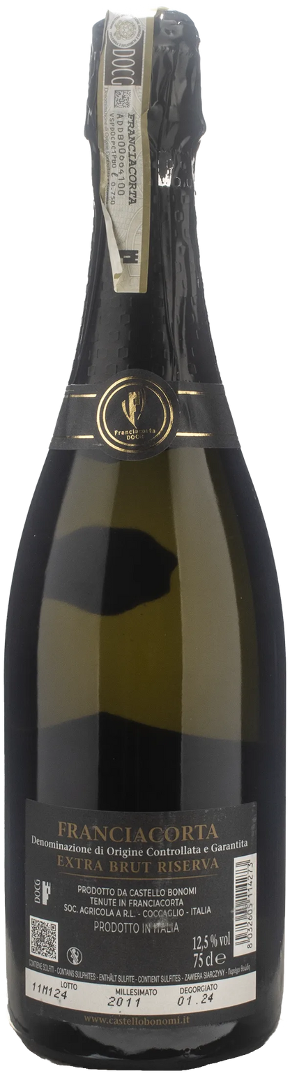 Castello Bonomi Franciacorta Etichetta Nera Extra Brut Riserva Lucrezia 2011