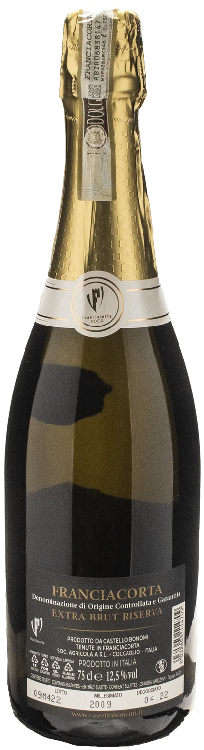 Castello Bonomi Franciacorta Riserva Extra Brut Lucrezia Etichetta Bianca 2009