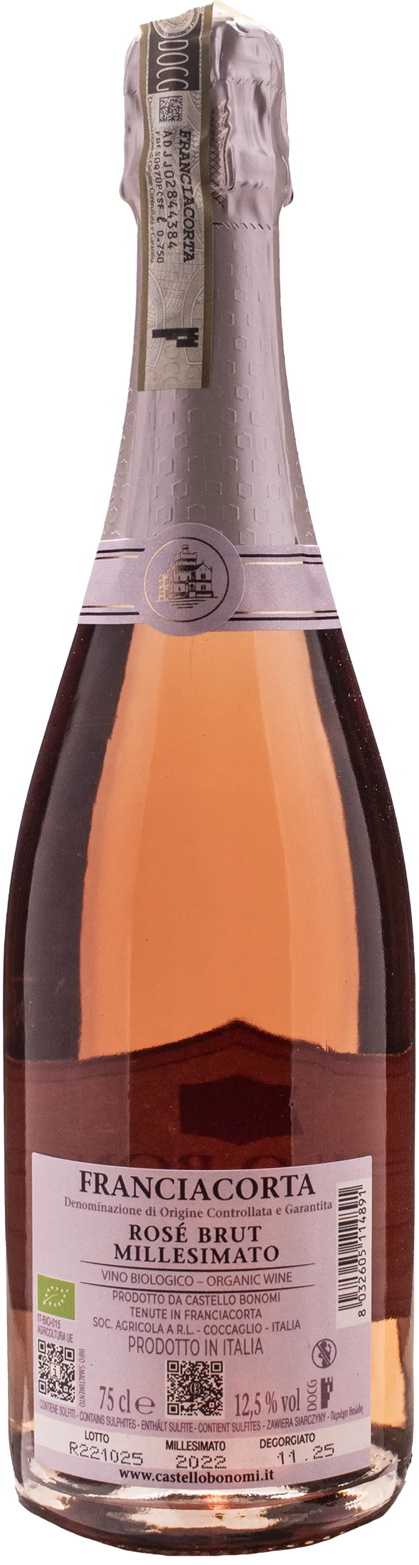 Castello Bonomi Franciacorta Rosè Brut 2022