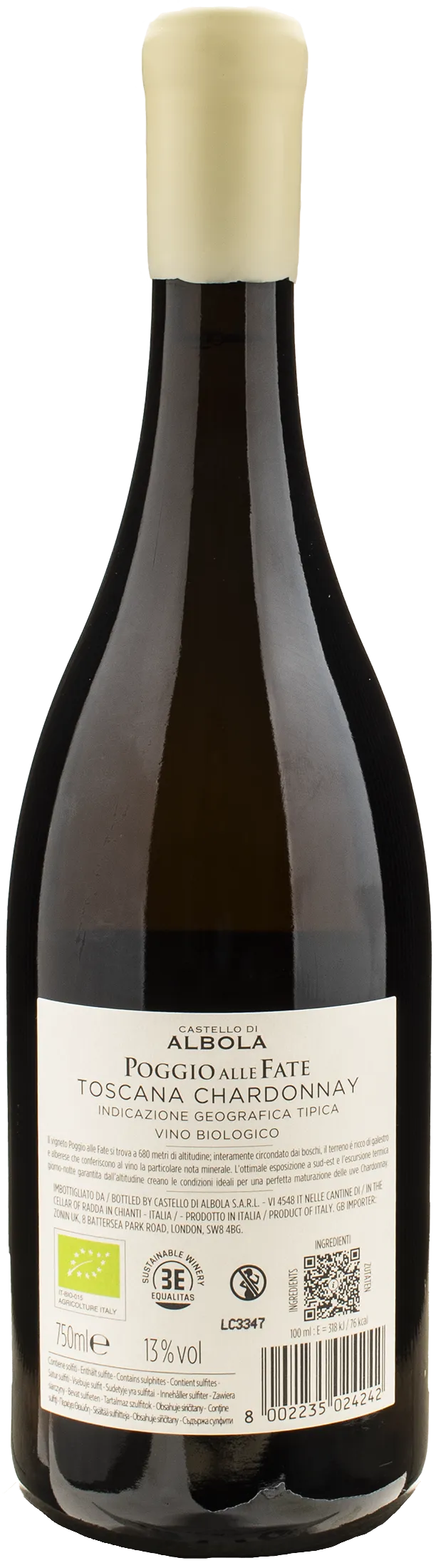 Castello di Albola Poggio alle Fate Toscana Chardonnay 2022