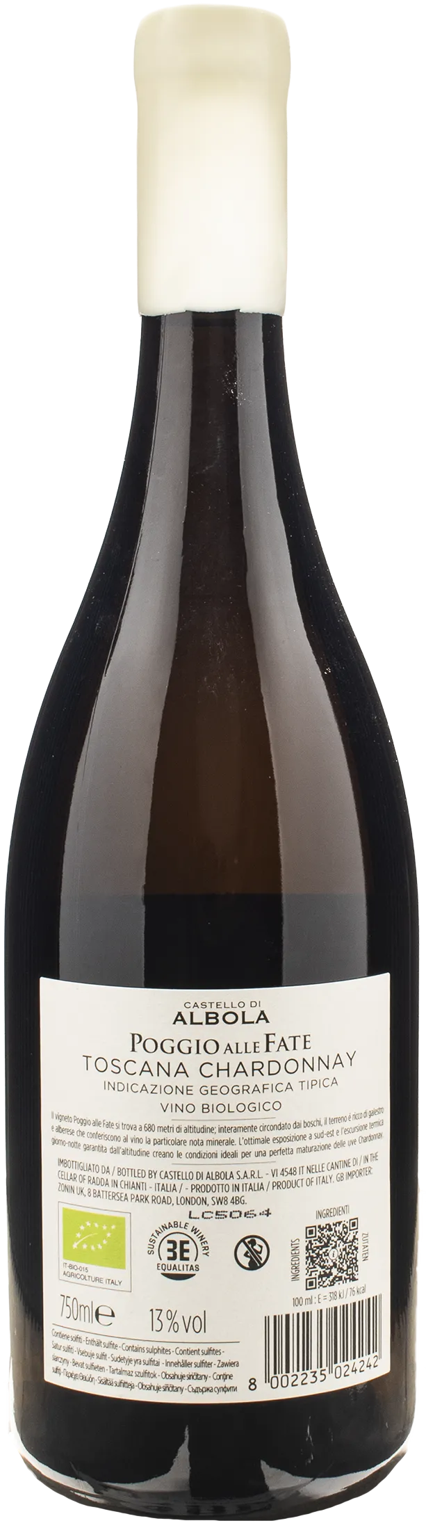 Castello di Albola Toscana Chardonnay Poggio alle Fate 2023