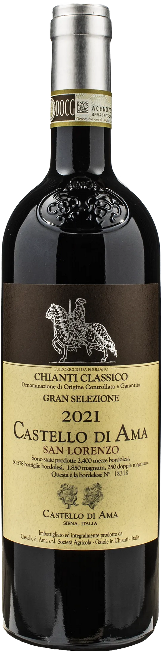 【希少】ラッパリータ [ボックス付] CASTELLO DI AMA 2015 Castello di Ama Chianti Classico Gran Selezione San Lorenzo