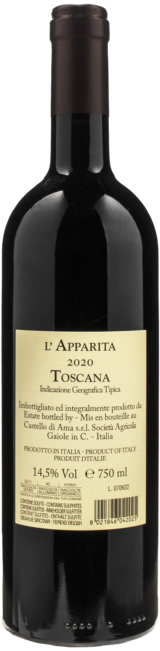 Castello di Ama l'Apparita 2020
