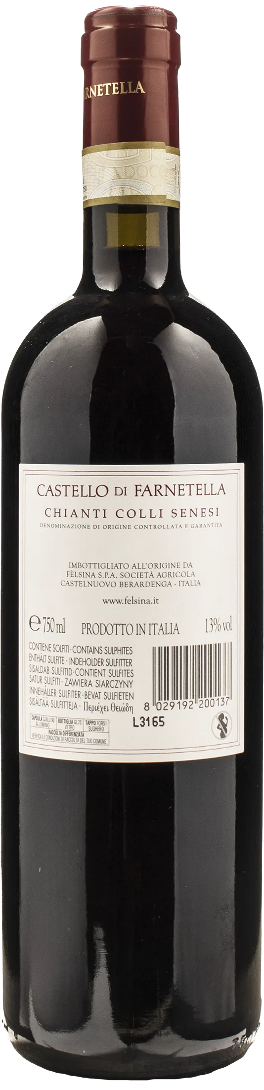 Castello di Farnetella Chianti Colli Senesi 2022