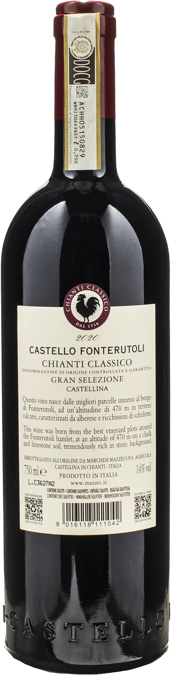Castello di Fonterutoli Chianti Classico Gran Selezione Castellina 2020