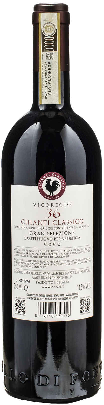 Castello di Fonterutoli Chianti Classico Gran Selezione Vicoregio36 2020
