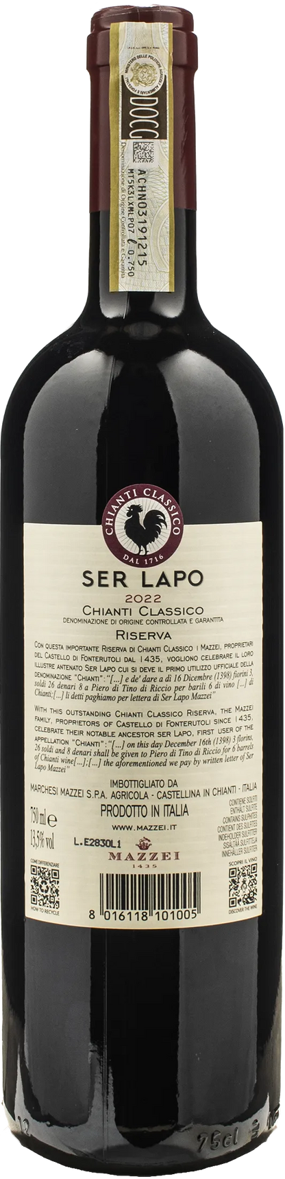 Castello di Fonterutoli Chianti Classico Riserva Ser Lapo 2022
