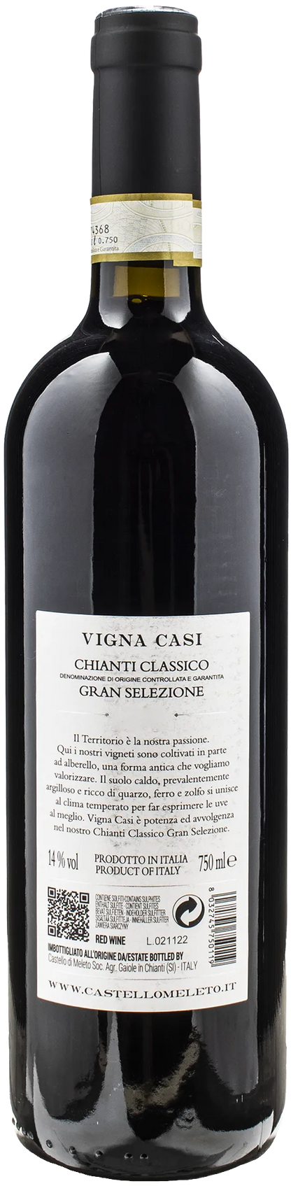 Castello di Meleto Chianti Classico Gran Selezione Vigna Casi 2019