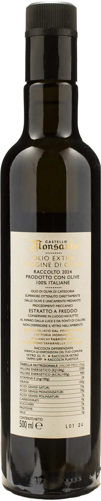 Castello di Monsanto Olio Extra Vergine d'Oliva 0.5L 2024