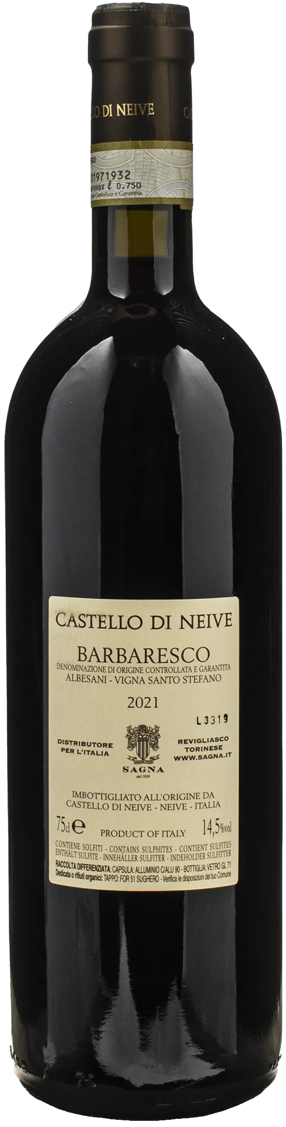 Castello di Neive Barbaresco Santo Stefano Albesani 2021