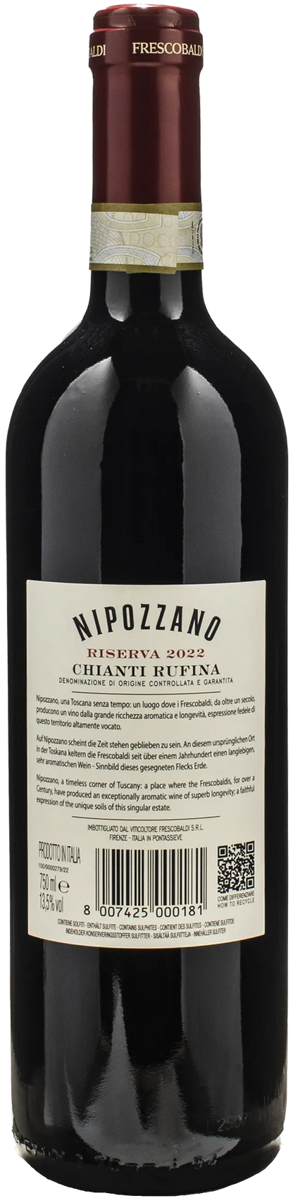 Castello di Nipozzano Chianti Rufina Riserva 2022