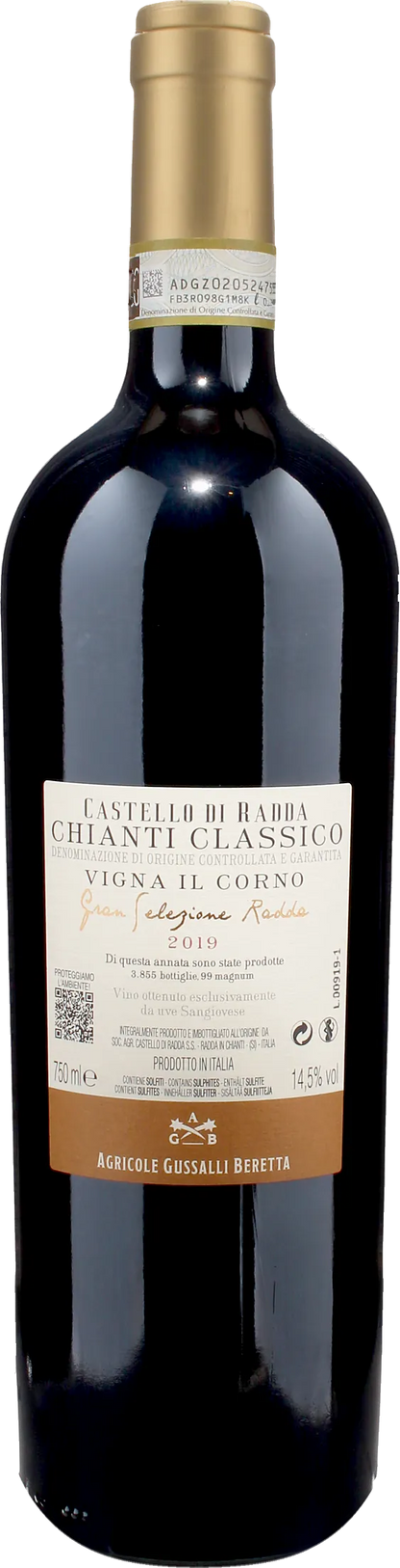 Castello di Radda Chianti Gran Selezione Vigna il Corno 2019
