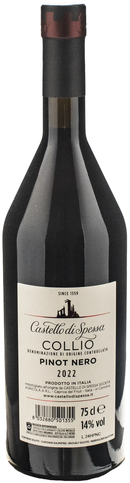 Castello di Spessa Collio Pinot Nero Casanova 2022