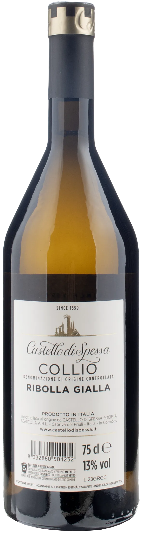 Castello di Spessa Collio Ribolla Gialla Yellow Hills 2022