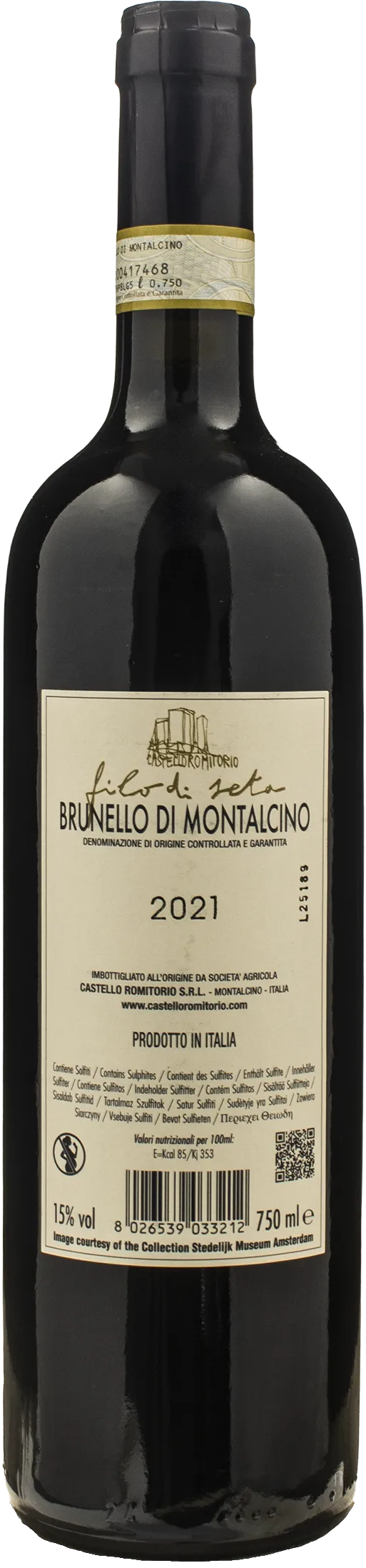 Castello Romitorio Brunello di Montalcino Filo di Seta 2021