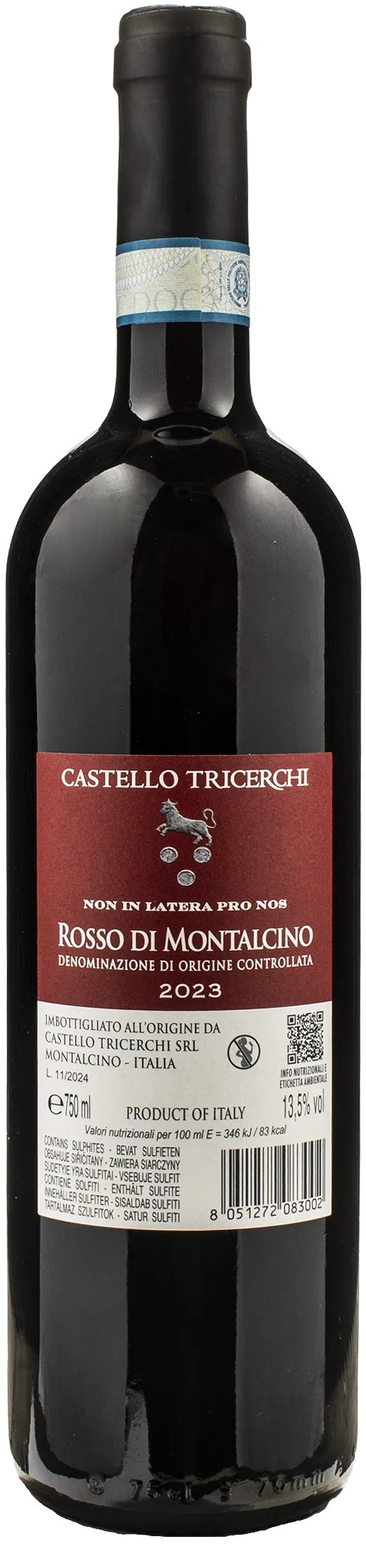 Castello Tricerchi Rosso di Montalcino 2023