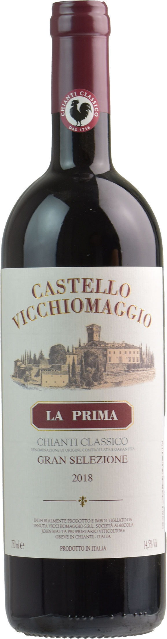 Castello Vicchiomaggio Chianti Classico Gran Selezione La Prima 2018