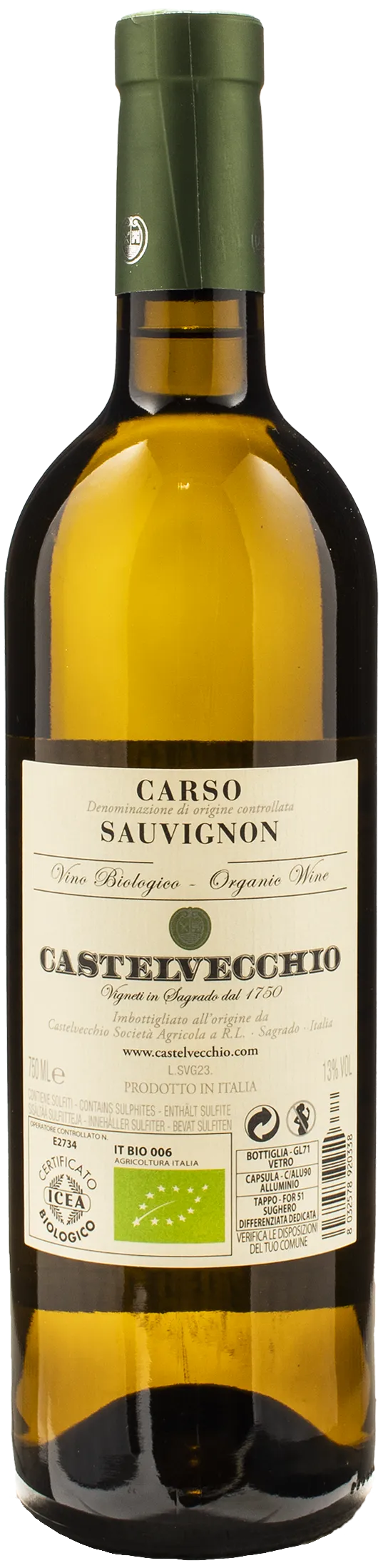 Castelvecchio Carso Sauvignon 2023