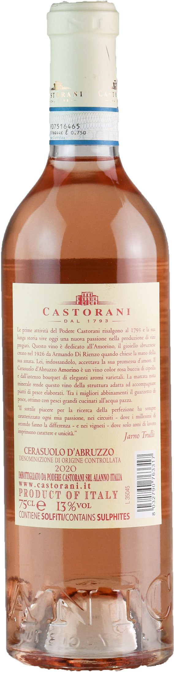 Castorani Cerasuolo d'Abruzzo Amorino 2020