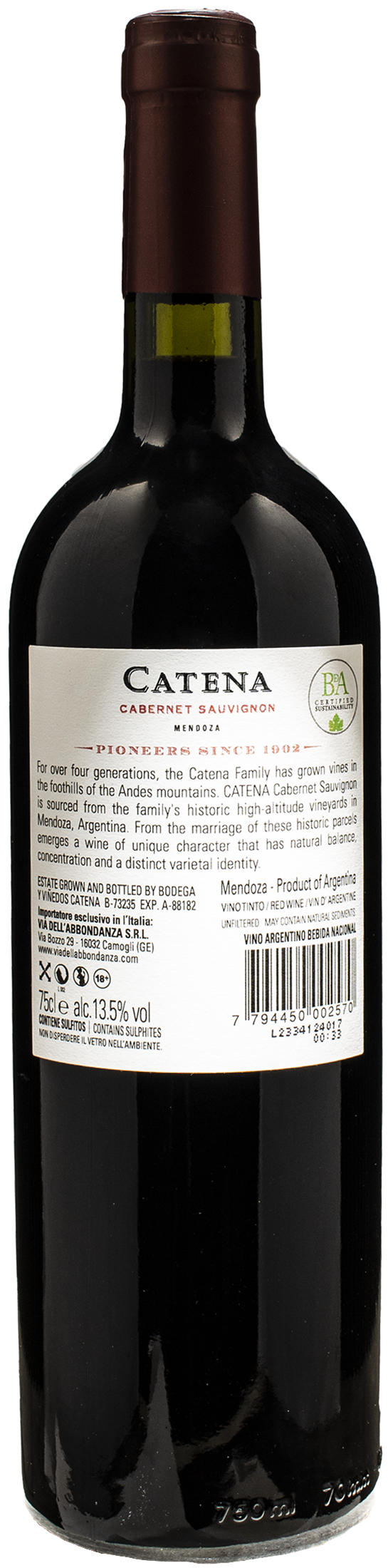 Catena Cabernet Sauvignon 2021