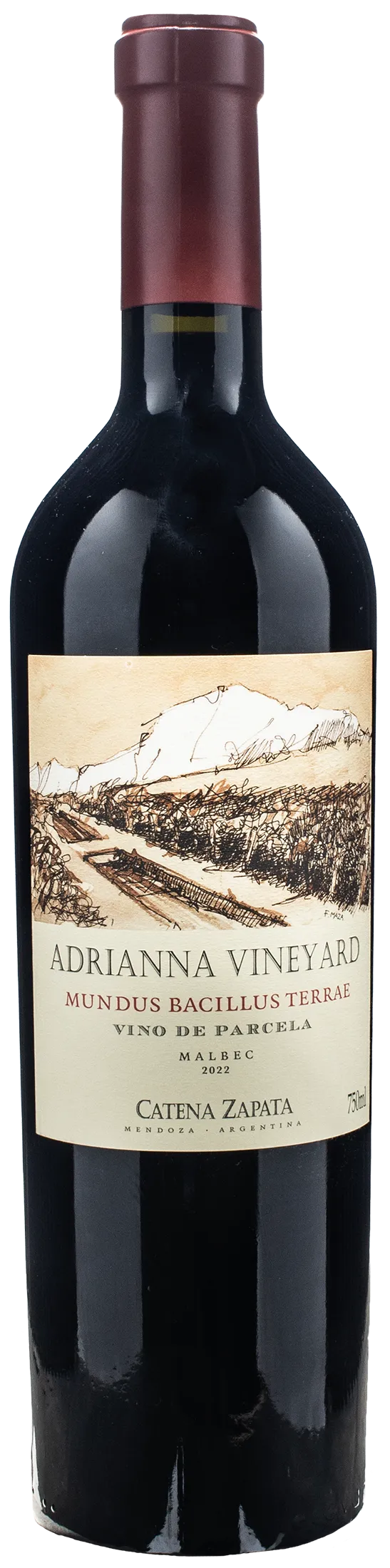 Catena Zapata Adrianna Vineyard Mundus Bacillus Terrae Malbec 2022