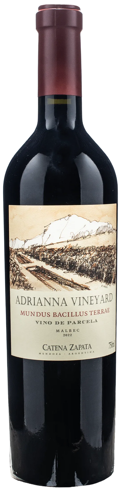 Catena Zapata Adrianna Vineyard Mundus Bacillus Terrae Malbec 2022