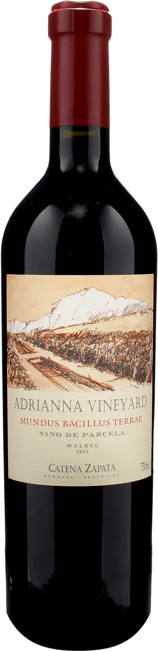 Catena Zapata Adrianna Vineyard Mundus Bacillus Terrae Malbec 2022