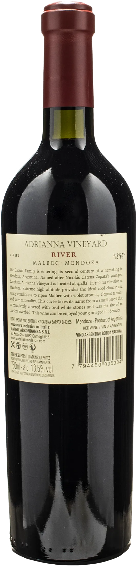 Catena Zapata Adrianna Vineyard River Malbec 2021