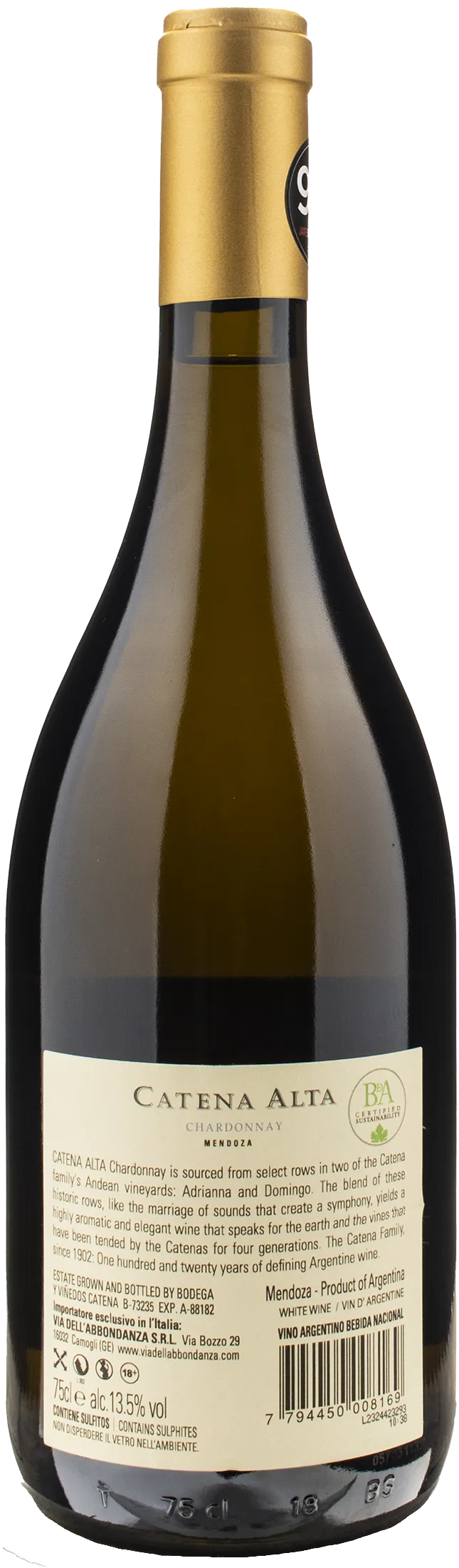 Catena Zapata Catena Alta Chardonnay 2021