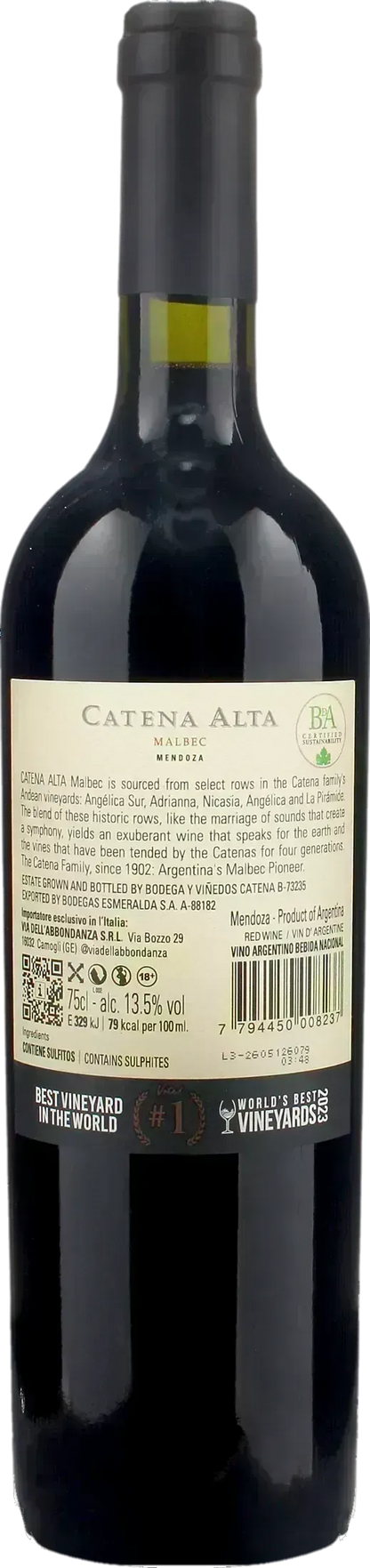 Catena Zapata Catena Alta Malbec 2022