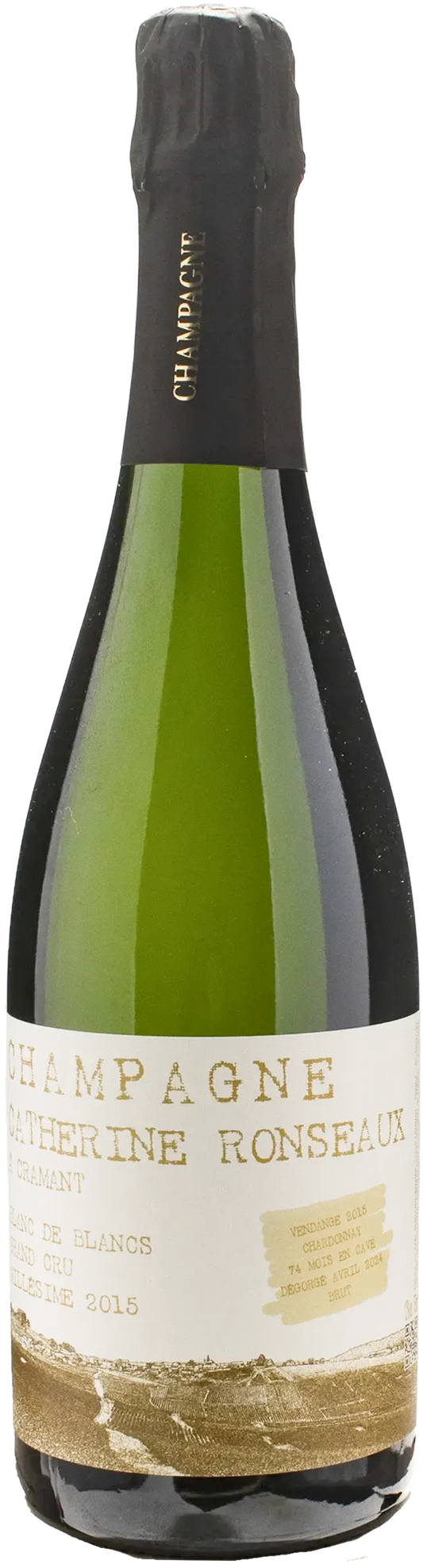 Catherine Ronseaux Champagne Grand Cru Blanc de Blancs A Cramant 2015